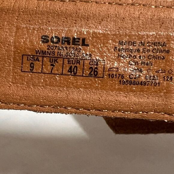 Sorel Joanie IV Y Strap Wedge Heel Sandals Size 9 - Picture 2 of 11